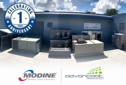 MODINE COATINGS CELEBRATES ONE-YEAR PARTNERSHIP WITH ADVANCOAT